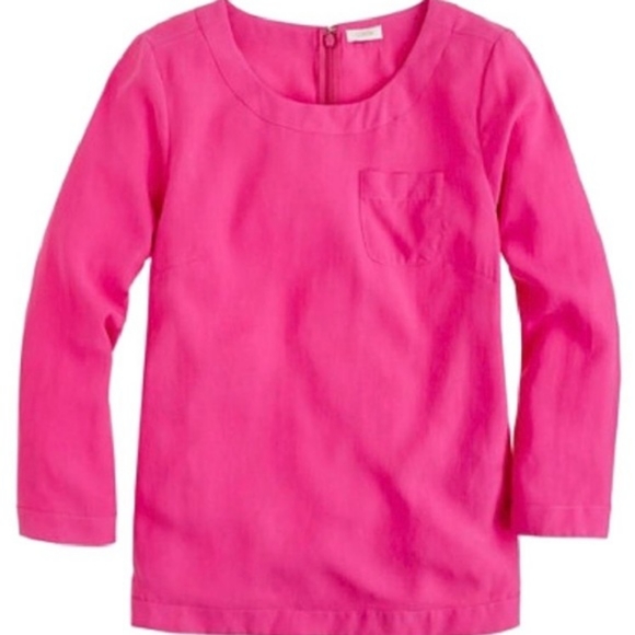 J.Crew Silk Blouse - Picture 1 of 7